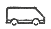 Illustrasjon av en varebil