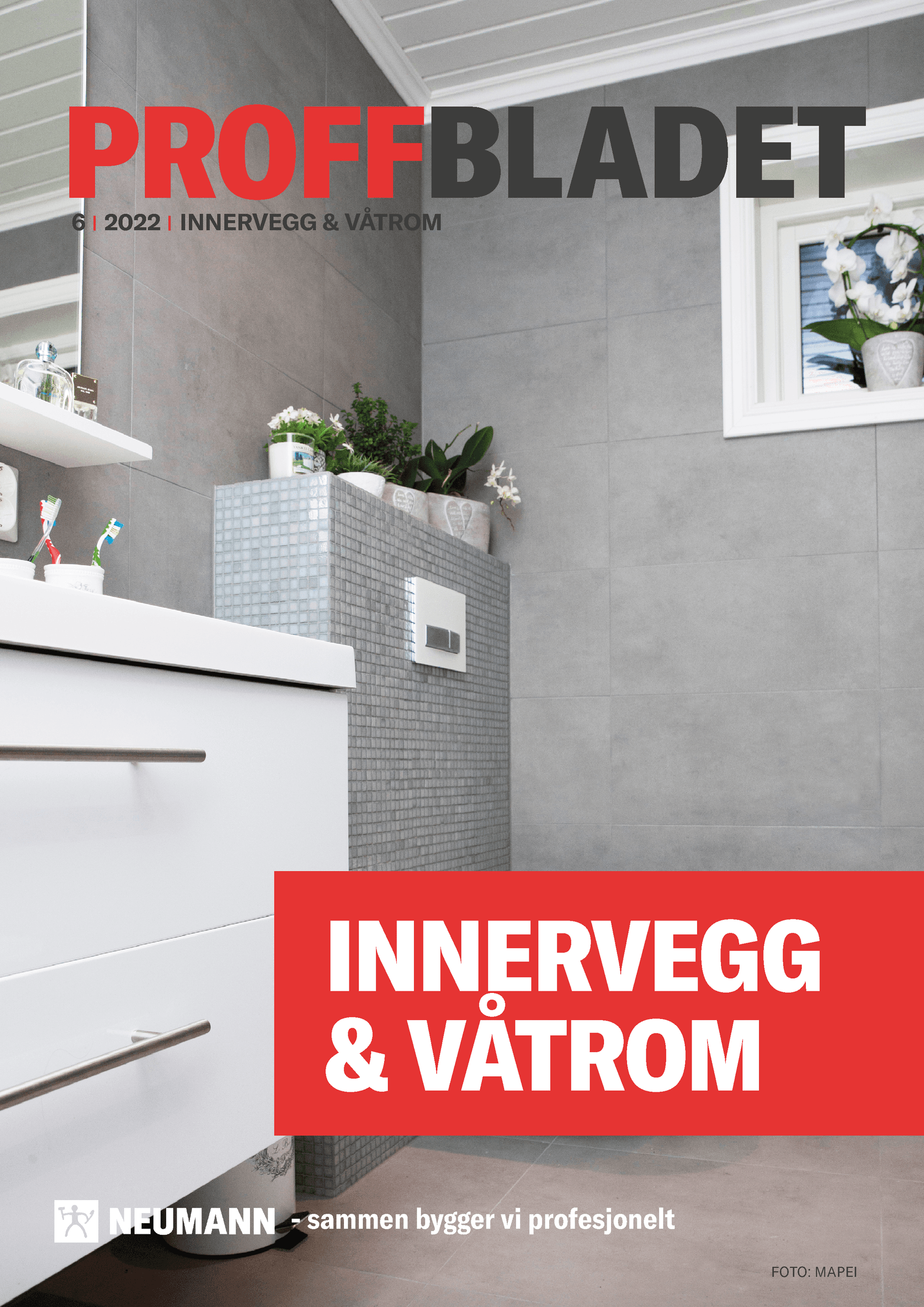 Baderom Neumann Bygg baderomsinnredning