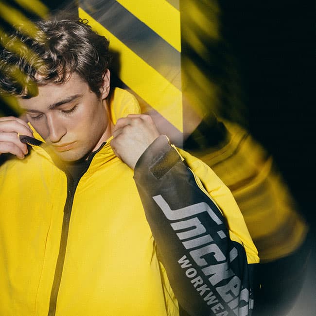 SWW Yellow nett vinterjakke 1104