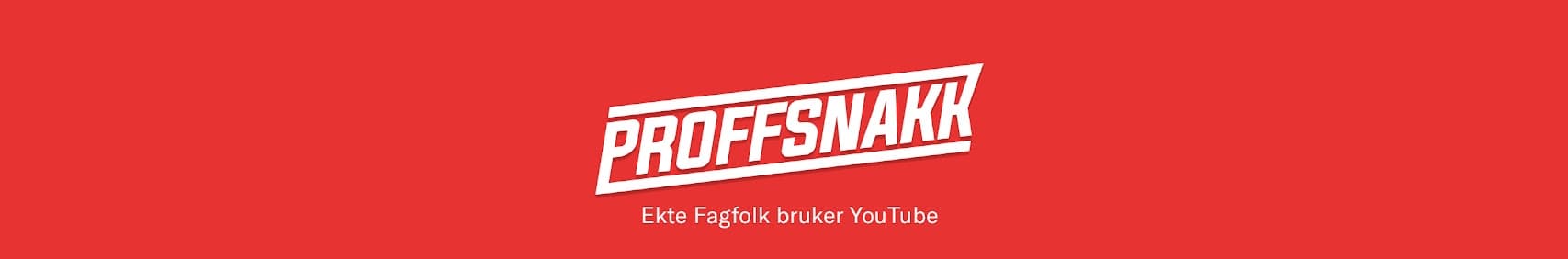 Proffsnakk logo rød Fagfolk