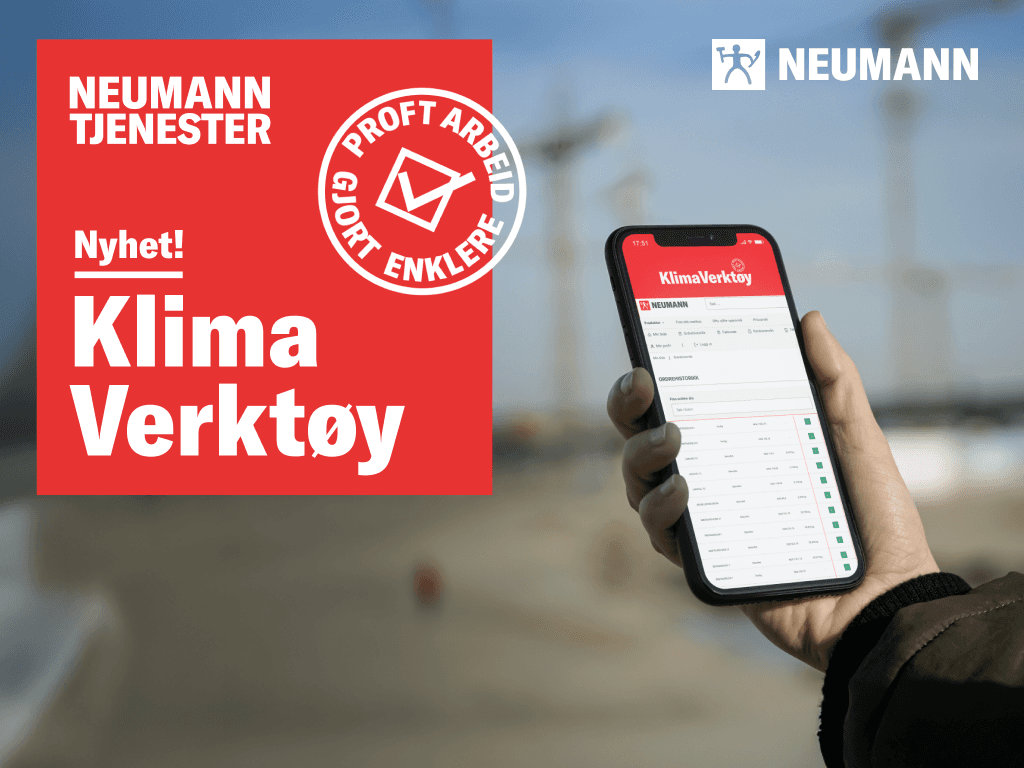 Illustrasjon klimaverktøy på mobil